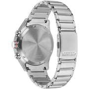 Citizen CA4497-86X Super Titanium Chronograph Eco Drive Green Dial Titanium Bracelet Men’s Watch